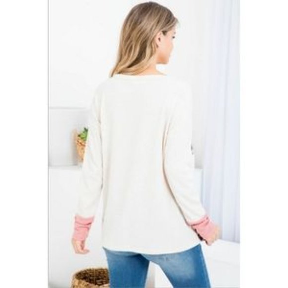 Mixed Animal Print Long Sleeve Top - Small - Picture 4 of 8
